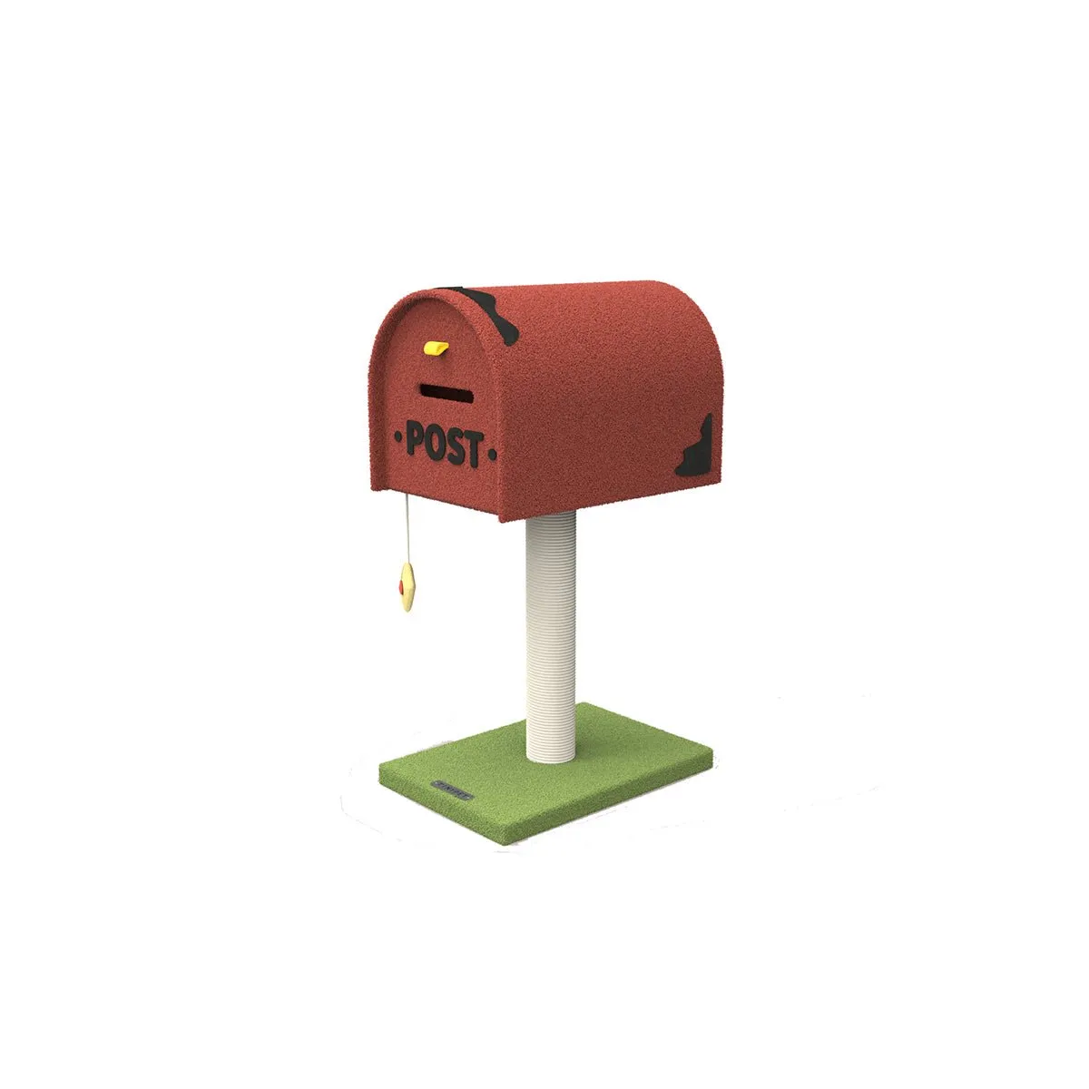 Mailbox Red Climbing Frame Cat Tree