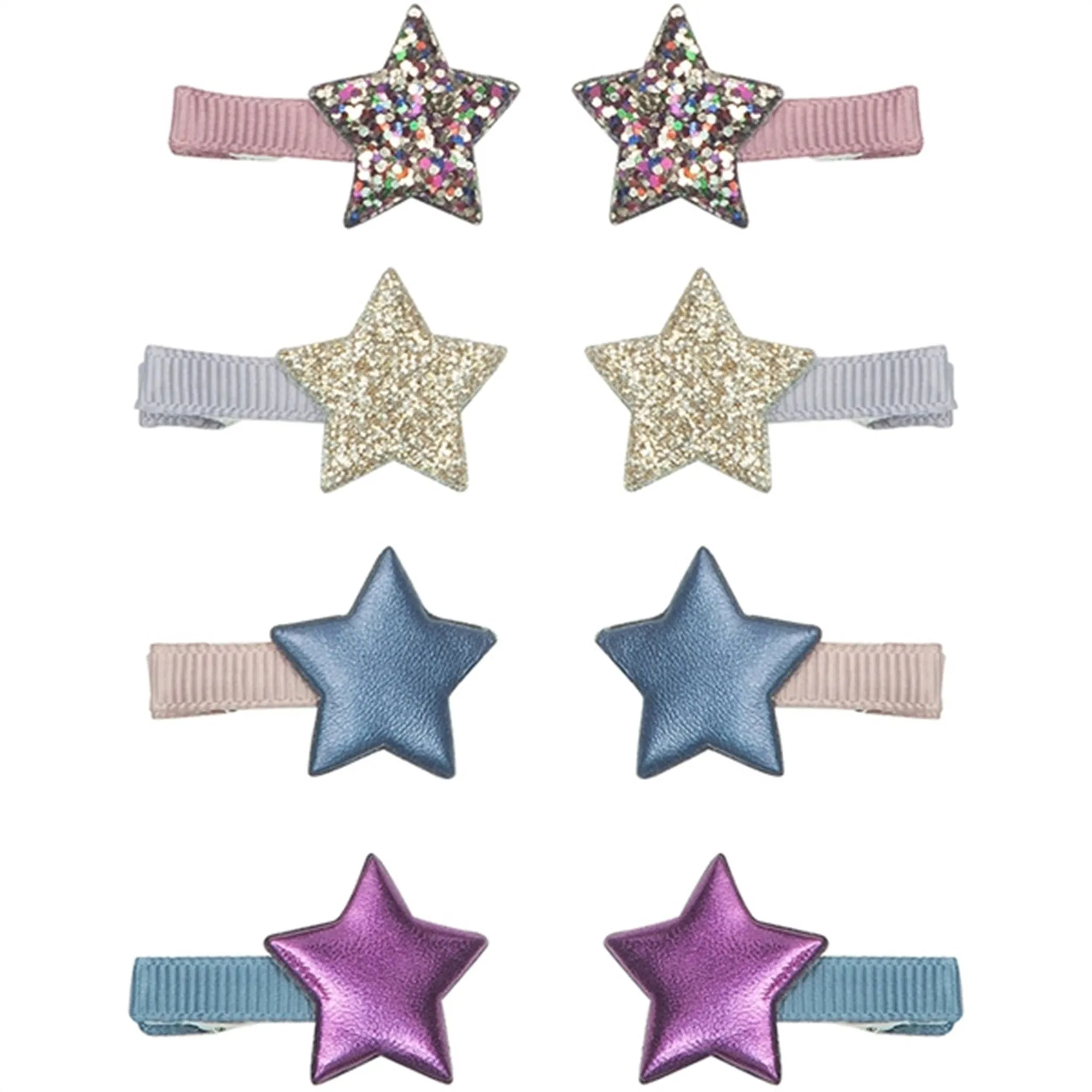 Mimi & Lula 8 Hair Clips Mini Star Ziggy