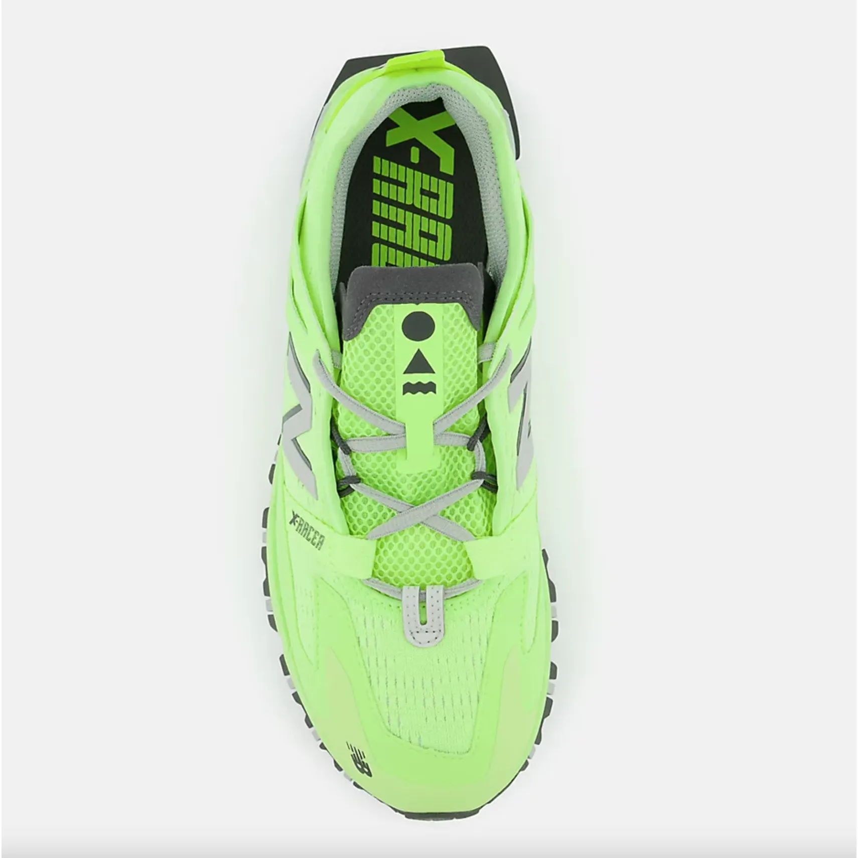 New Balance Men's XRCT Shoes - Bleached Lime Glo / Light Aluminium