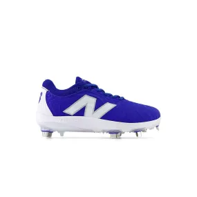 New Balance Women's FuelCell FUSE v4 Metal Fastpitch Softball Cleats - Team Royal / Optic White - SMFUSEB4