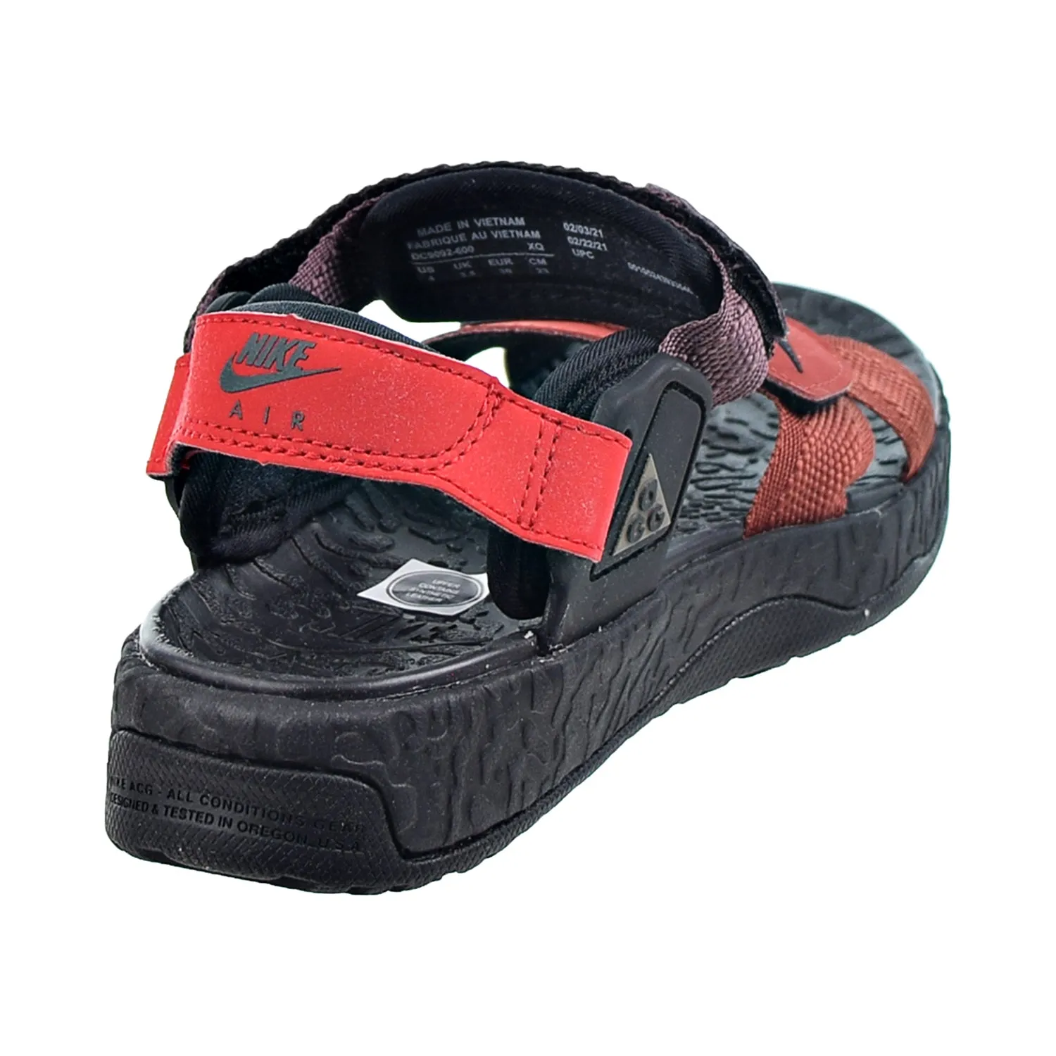 Nike ACG Air Deschutz   Men's Sandals Redstone-Black