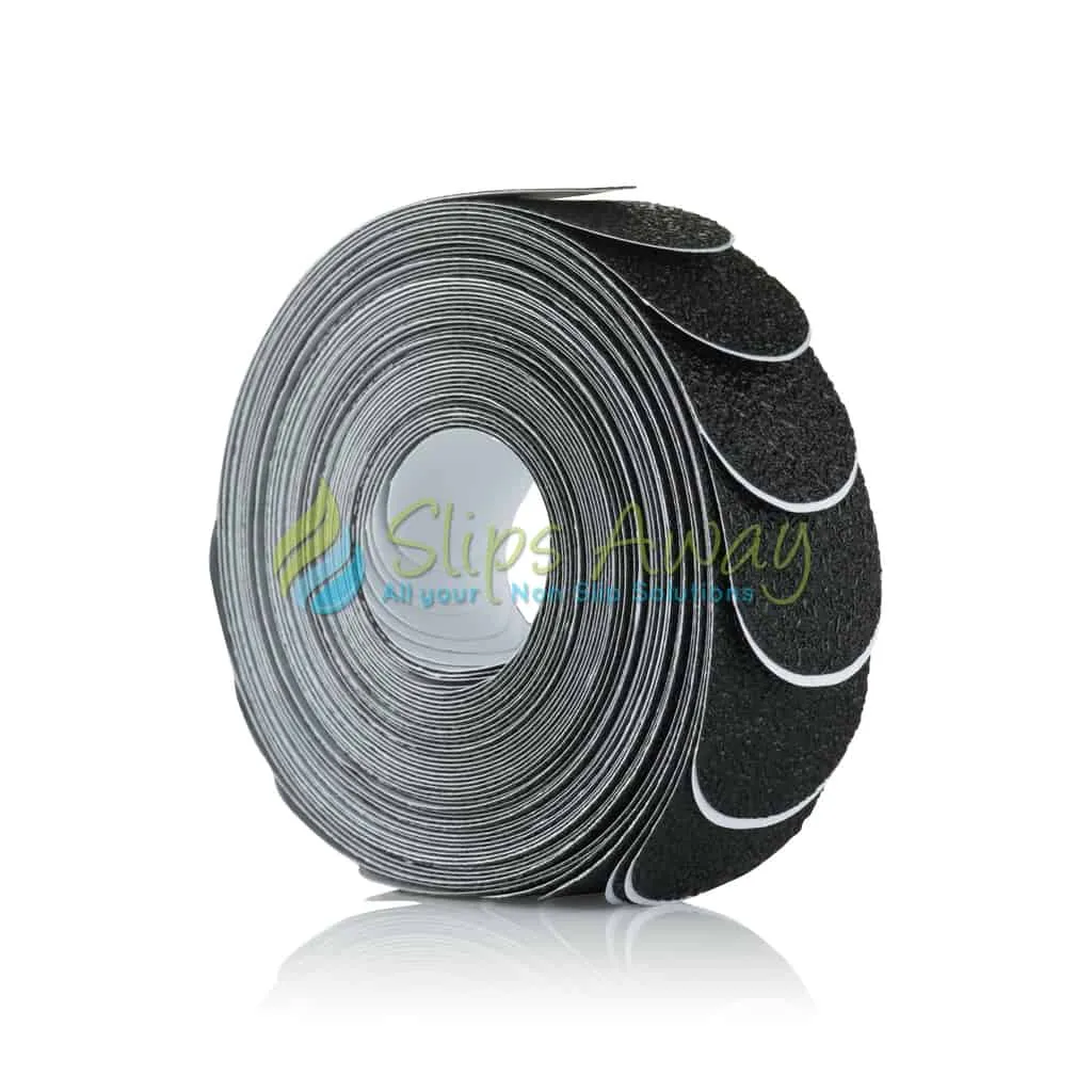 Non Slip Strips for Stairs - Black 64cm x 3 cm (16x pack)