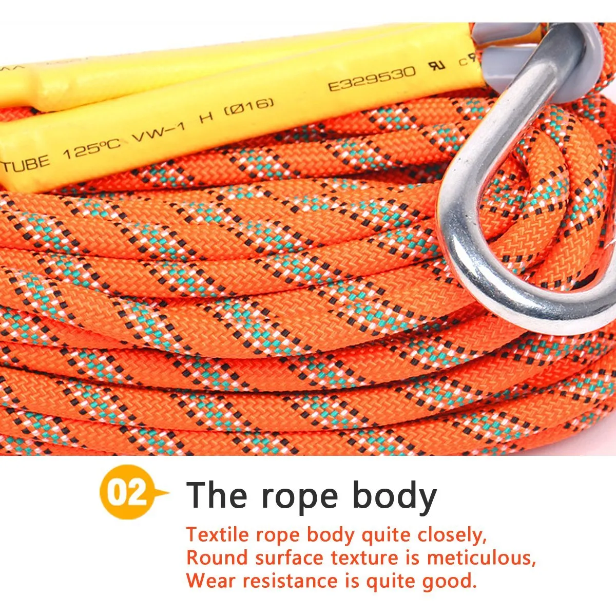 Outdoor Climbing Rope Safe Utility Rope,Rock Escape Rope