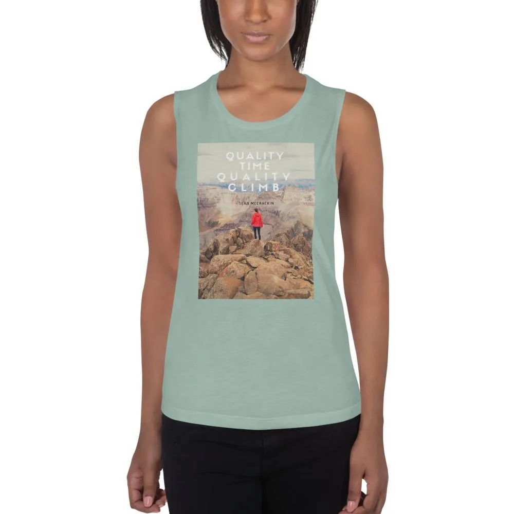 Quality Time Quality Climb LadiesÕ Muscle Tank