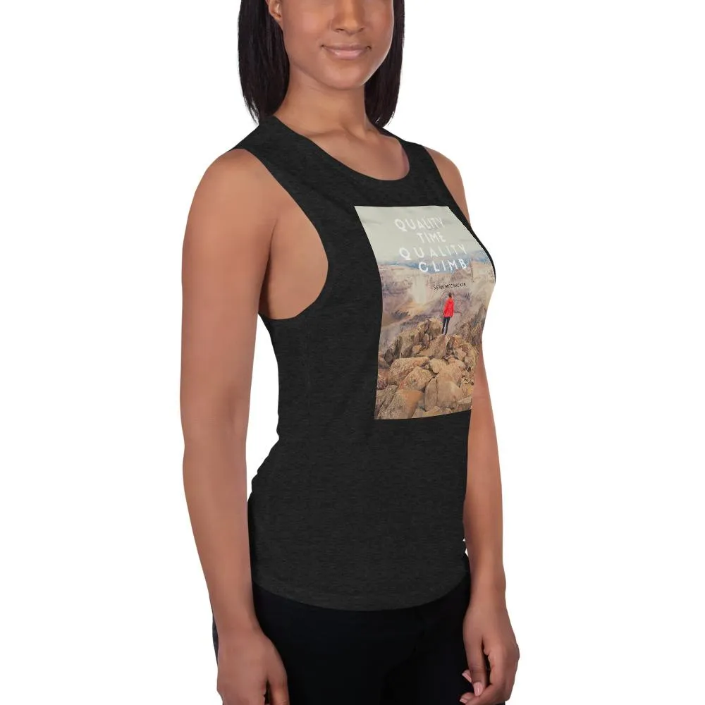 Quality Time Quality Climb LadiesÕ Muscle Tank