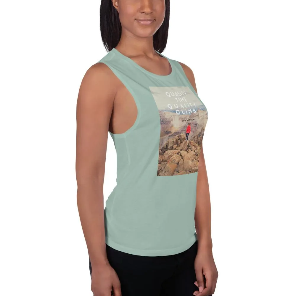 Quality Time Quality Climb LadiesÕ Muscle Tank