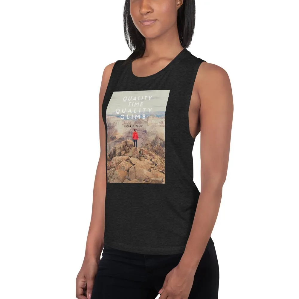 Quality Time Quality Climb LadiesÕ Muscle Tank