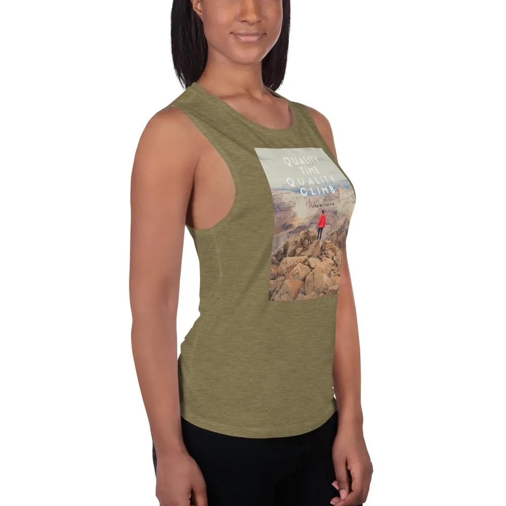 Quality Time Quality Climb LadiesÕ Muscle Tank