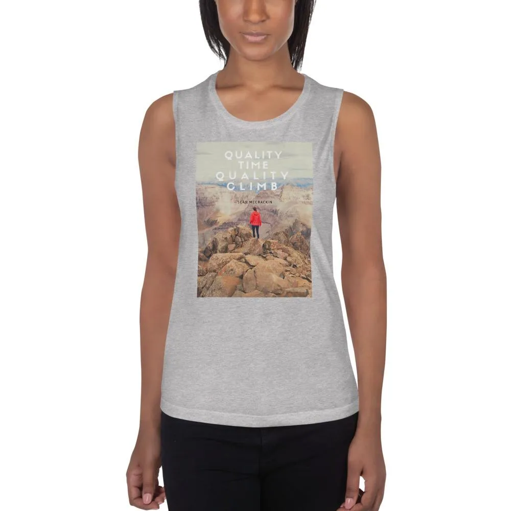 Quality Time Quality Climb LadiesÕ Muscle Tank