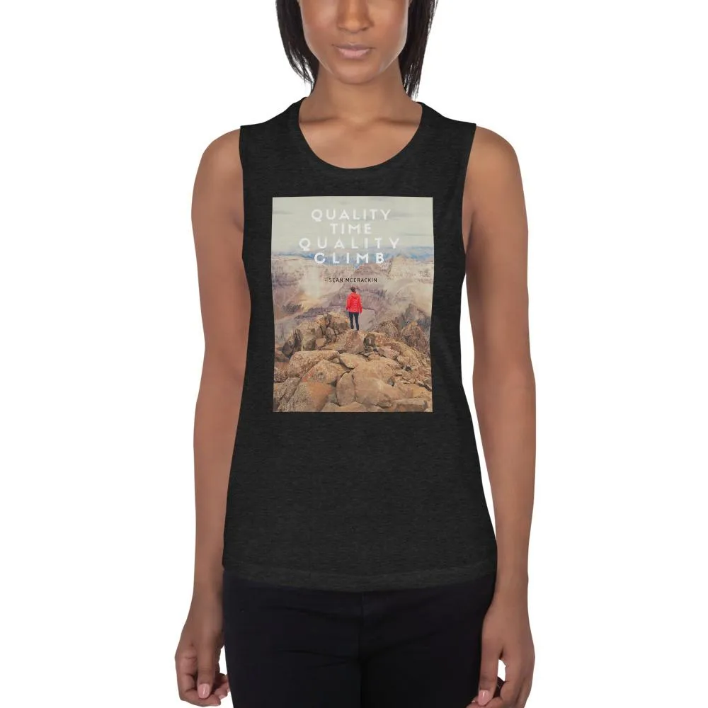 Quality Time Quality Climb LadiesÕ Muscle Tank