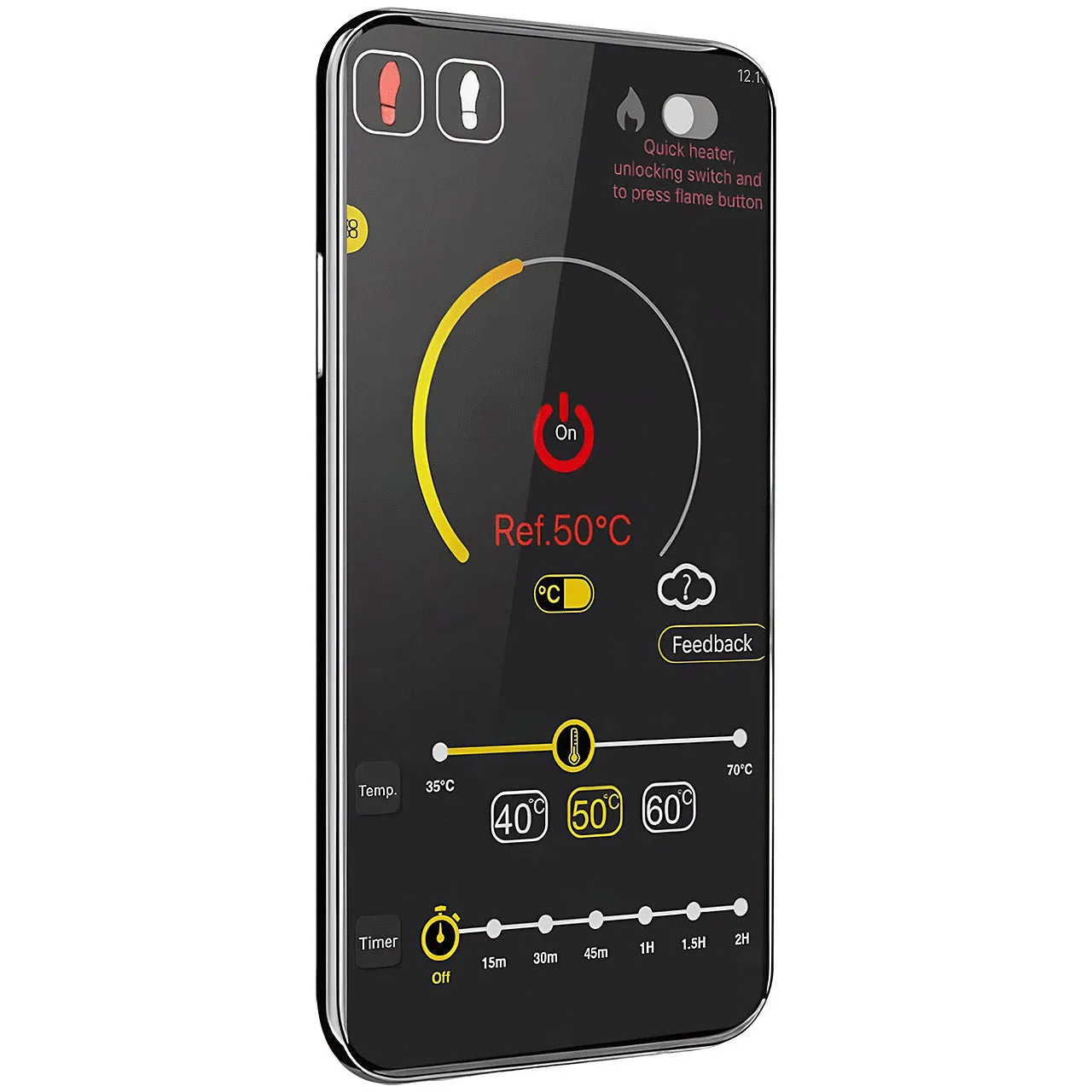 Recharge Pro Heated Insoles – App-Controlled, Ultra-Slim Design