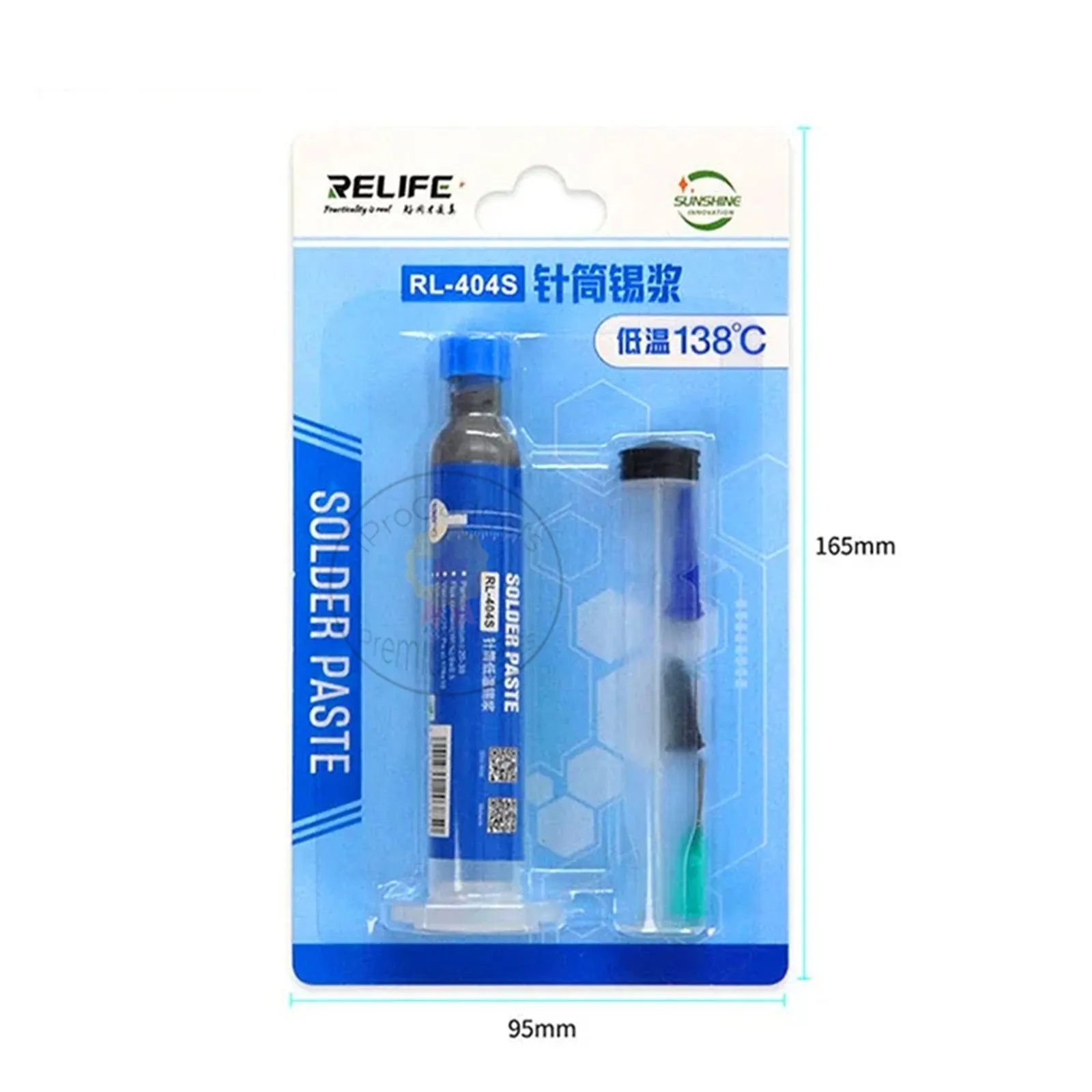 Relife RL-404S Solder Paste Lead-free 138°C Low Temperature 10CC Tin Liquid BGA Soldering Fluxes