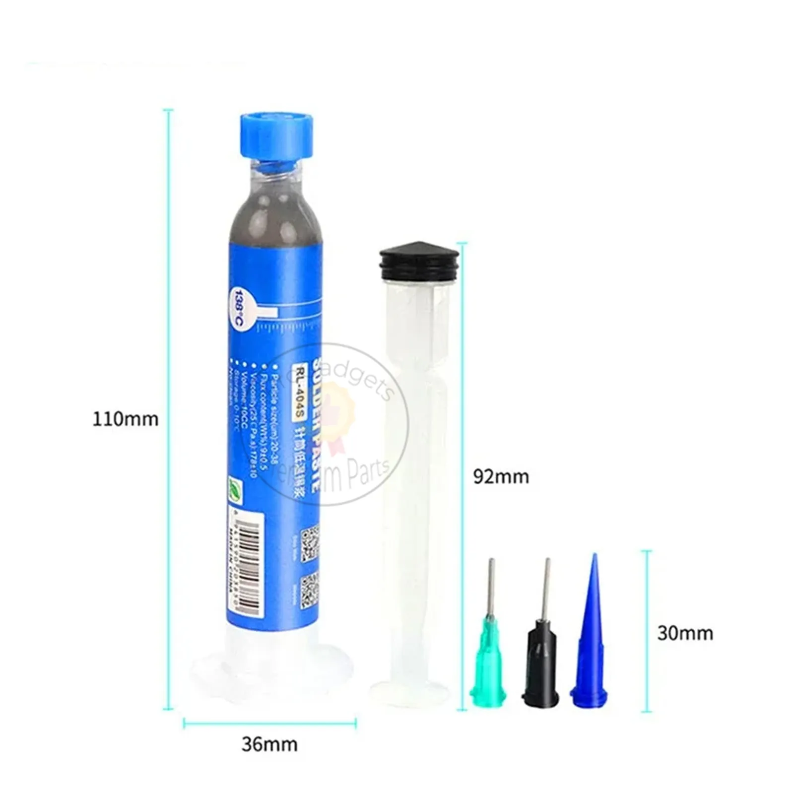 Relife RL-404S Solder Paste Lead-free 138°C Low Temperature 10CC Tin Liquid BGA Soldering Fluxes