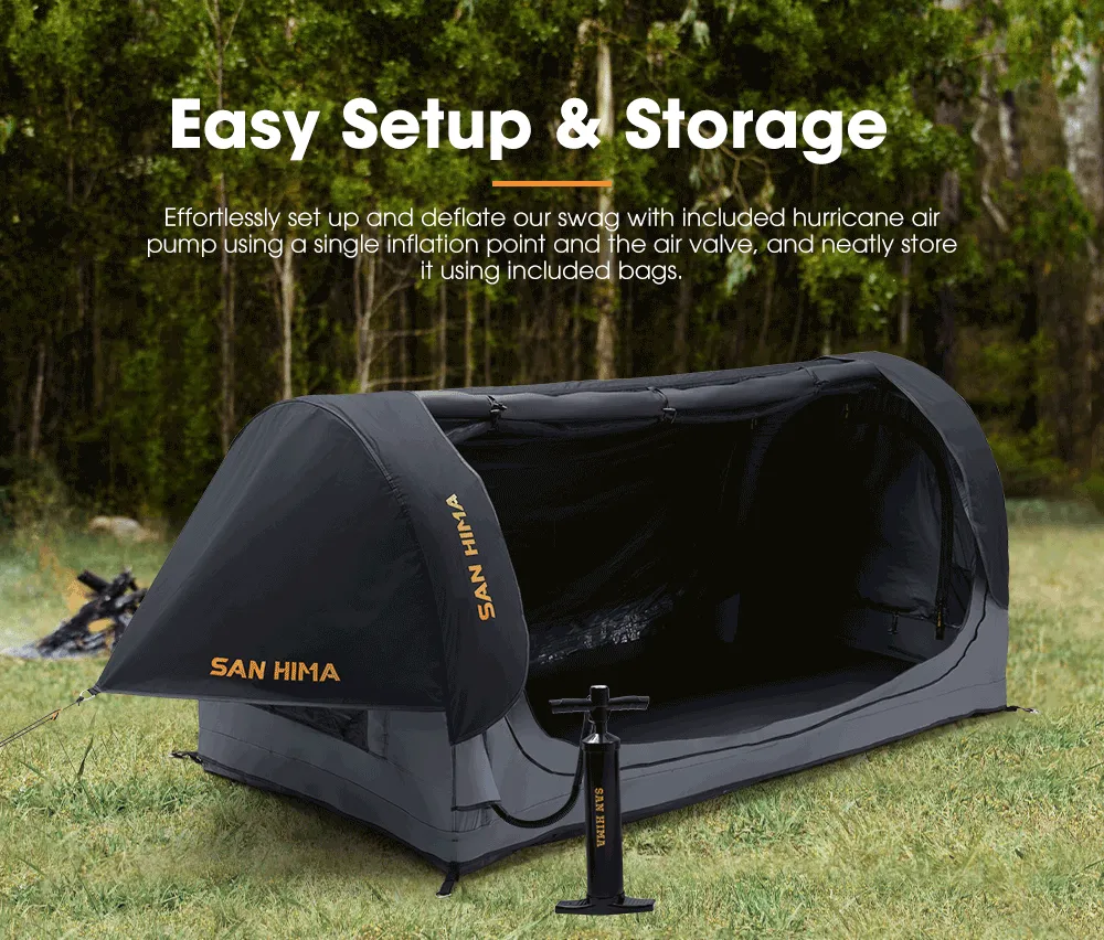 San Hima Free Standing Double Air Swag and Dome Tent