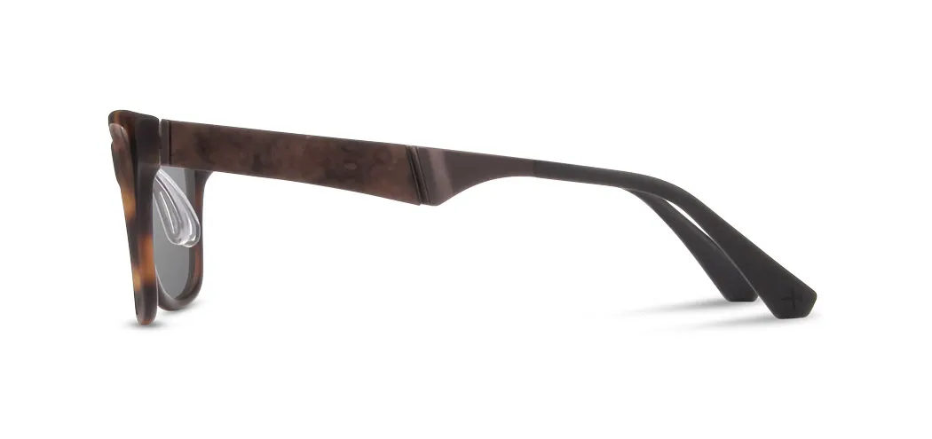 Shwood Canby ACTV Sunglasses - Matte Brindle/Elm - Grey Polarized