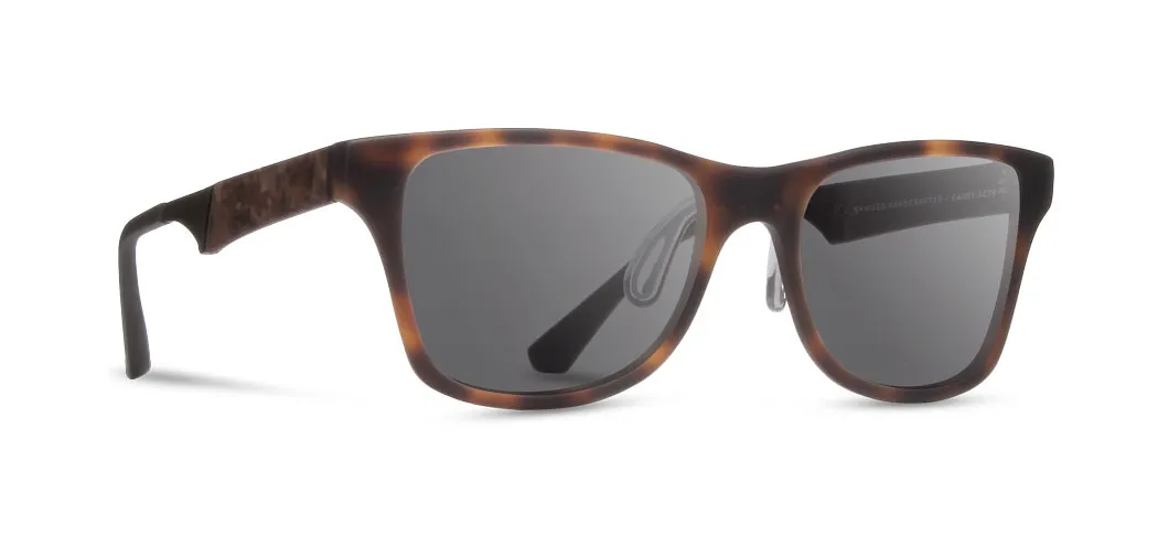 Shwood Canby ACTV Sunglasses - Matte Brindle/Elm - Grey Polarized