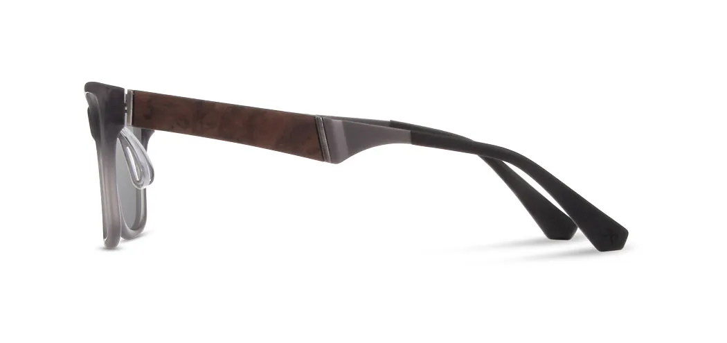 Shwood Canby ACTV Sunglasses - Matte Smoke - Grey Polarized