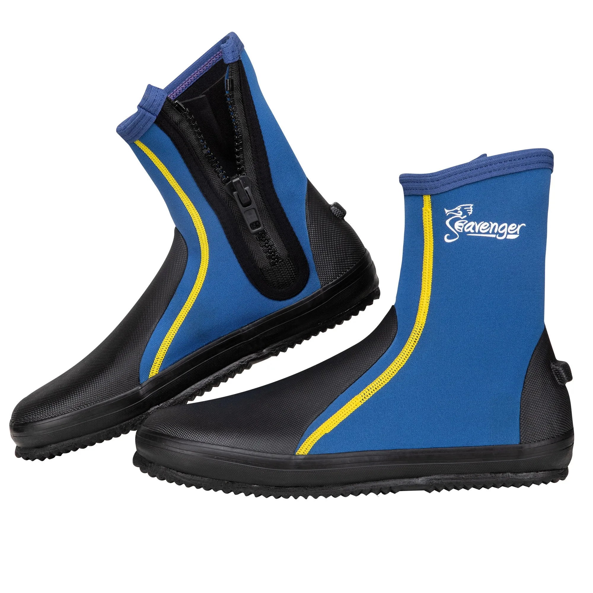 Tall Tortuga Dive Boots - Blue