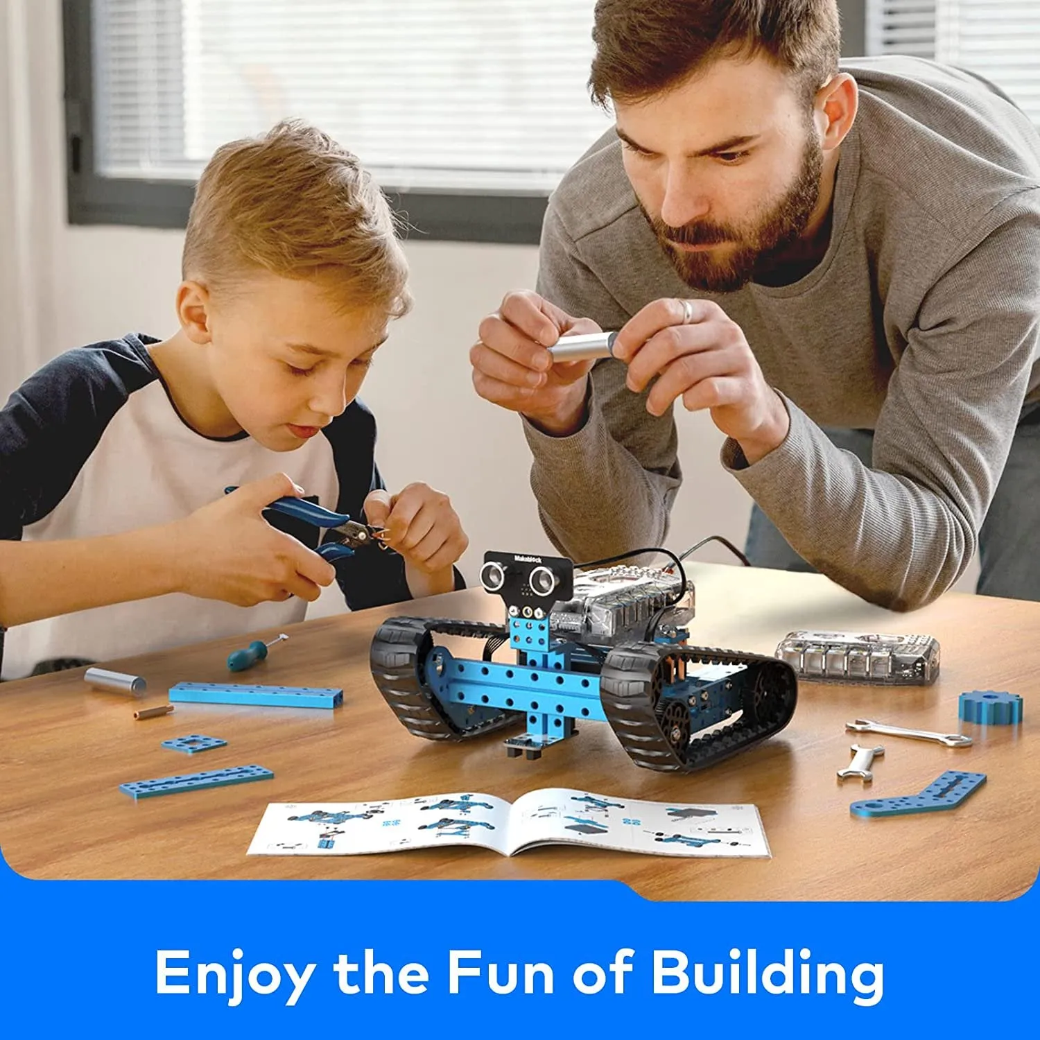 Terra 3-in-1 Robot Building Kit, Metal Building Toys App Remote Control Robot Toys, Educational Advanced STEM Projects Support Scratch & Arduino C Programming Robot for Kids Ages 10 