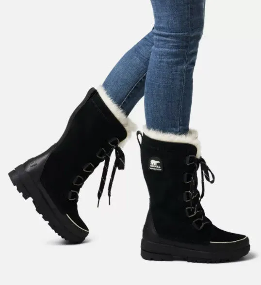 The Tall Lace Snowboot in Black