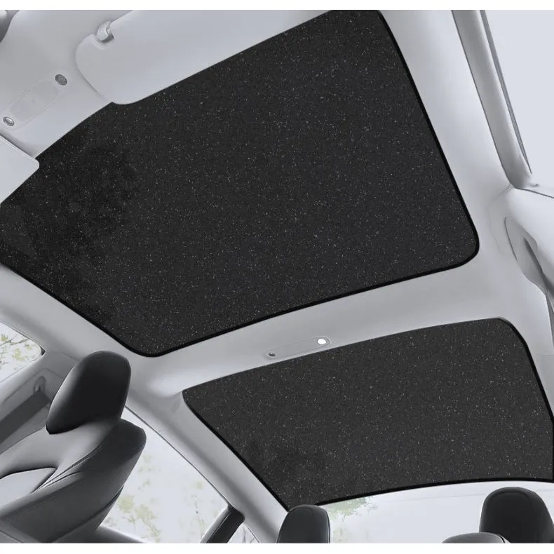 Two-Layer Glass Roof Sunshade Set for Tesla Model 3