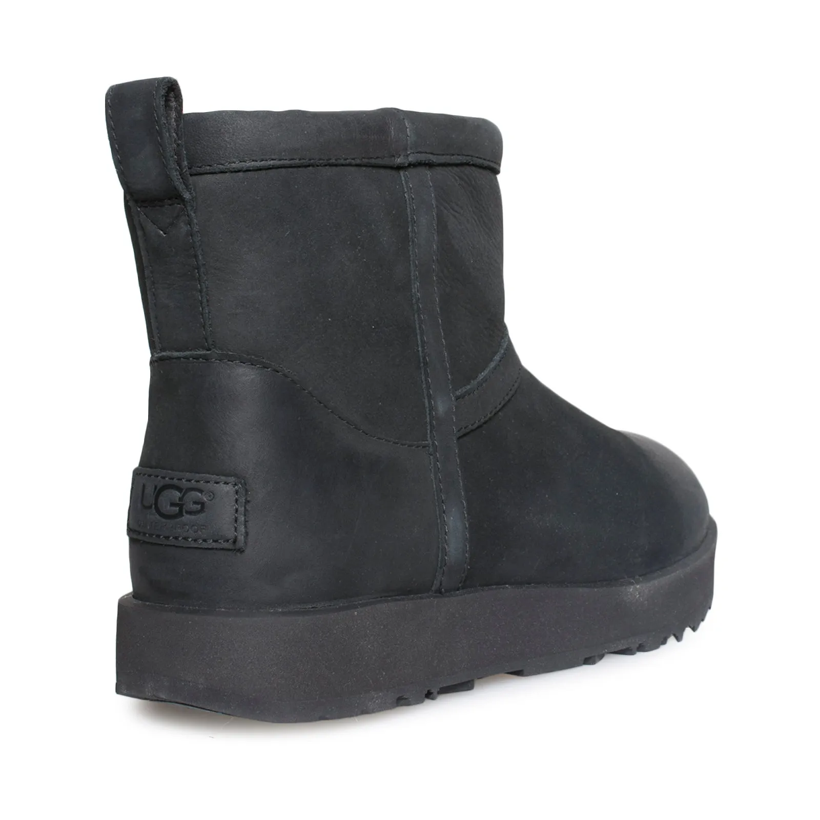 UGG Classic Mini Waterproof Black Boots