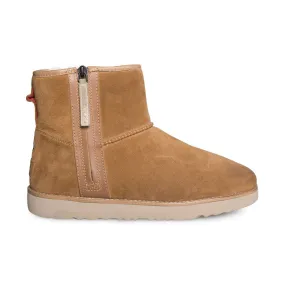 UGG Classic Mini Zip Waterproof Chestnut Boots - Men's