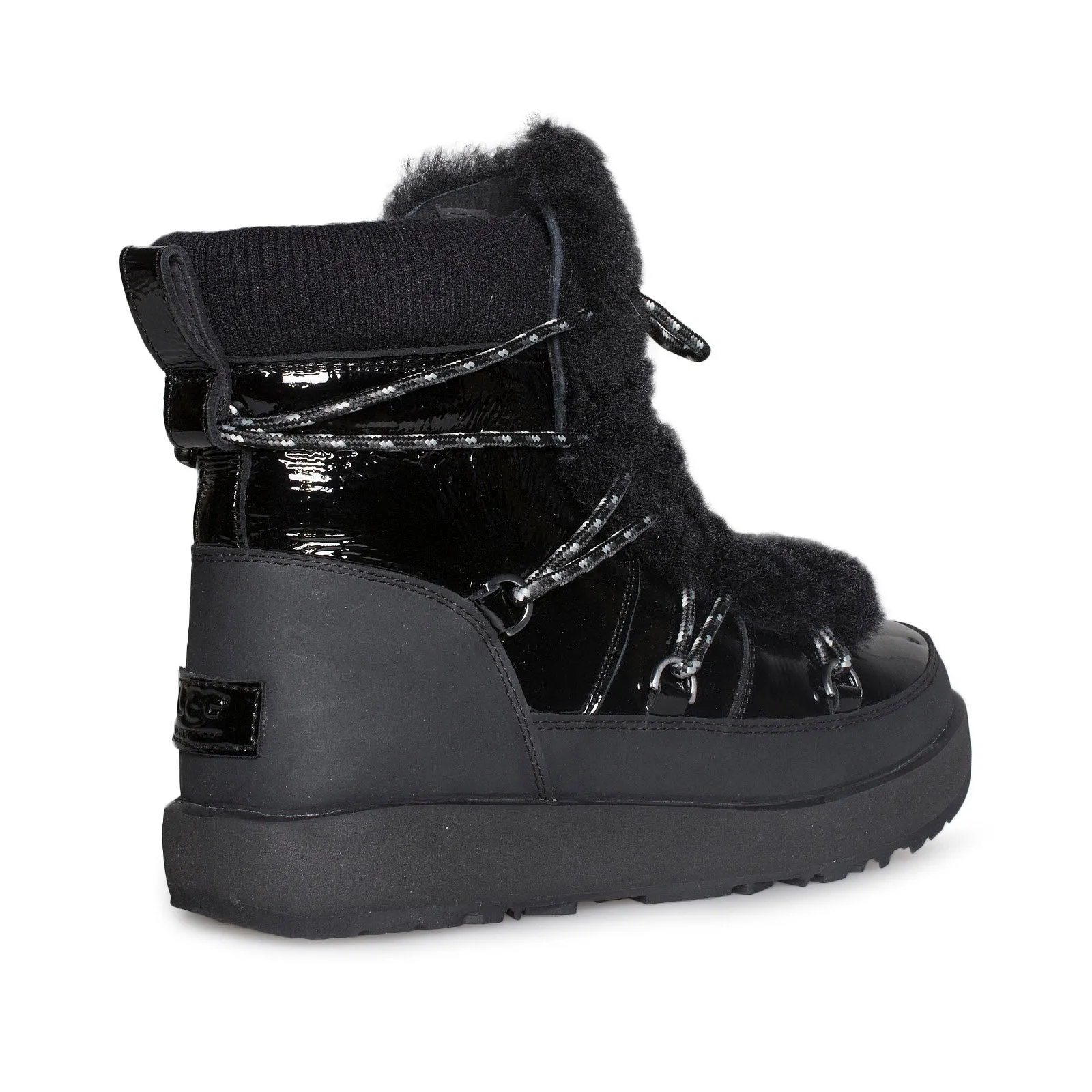 UGG Highland Waterproof Black Boots - Women's