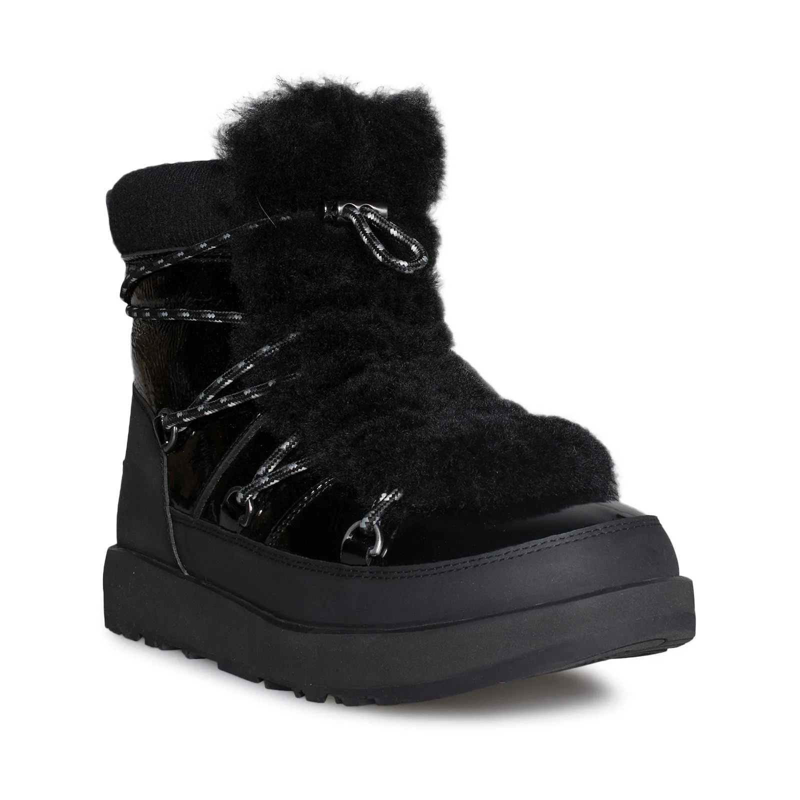 UGG Highland Waterproof Black Boots - Women's