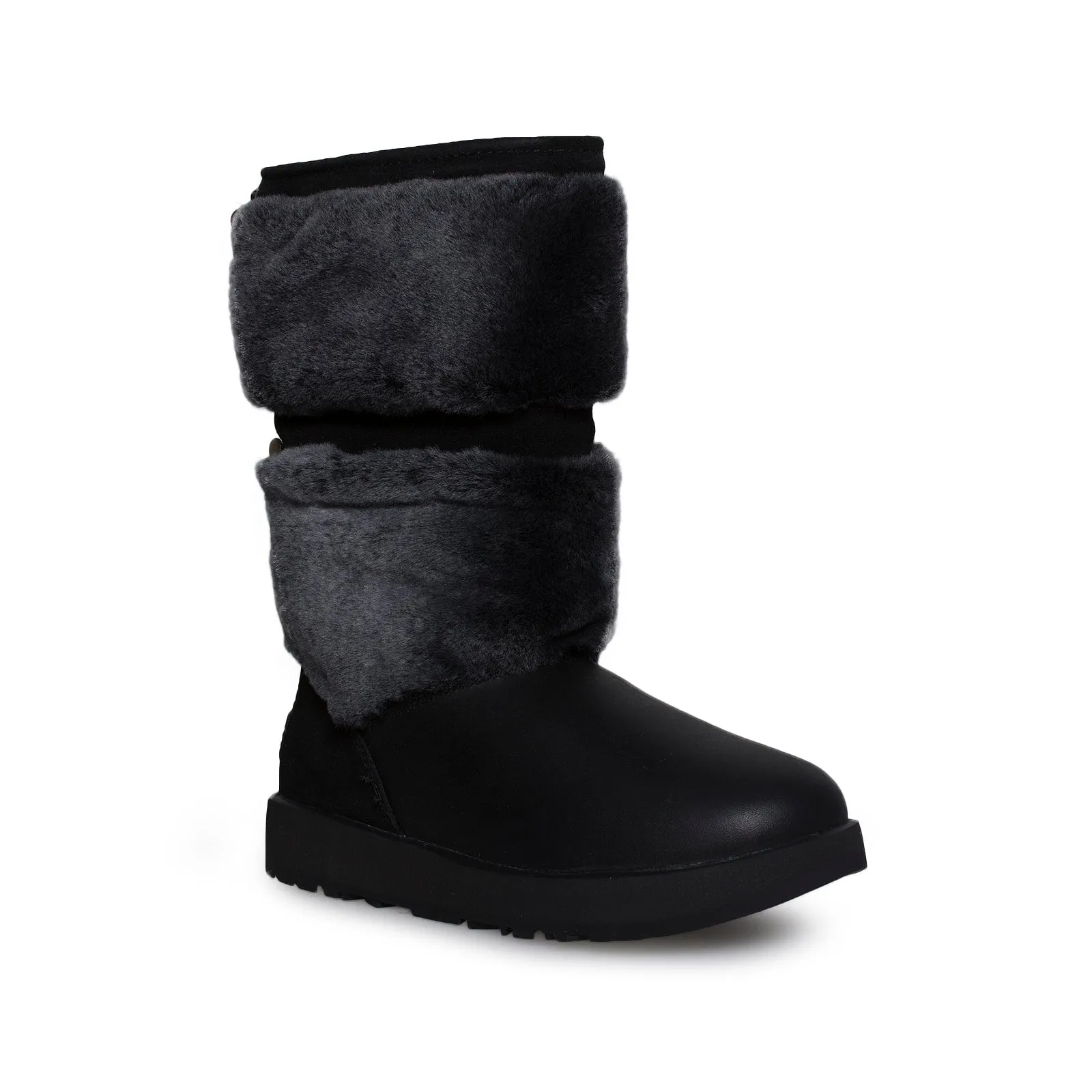 UGG Reykir Waterproof Black Boots