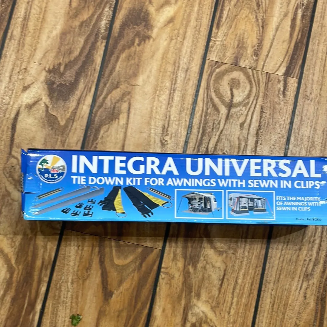 Universal Tie Down Kit for awnings with Sewn in Clips