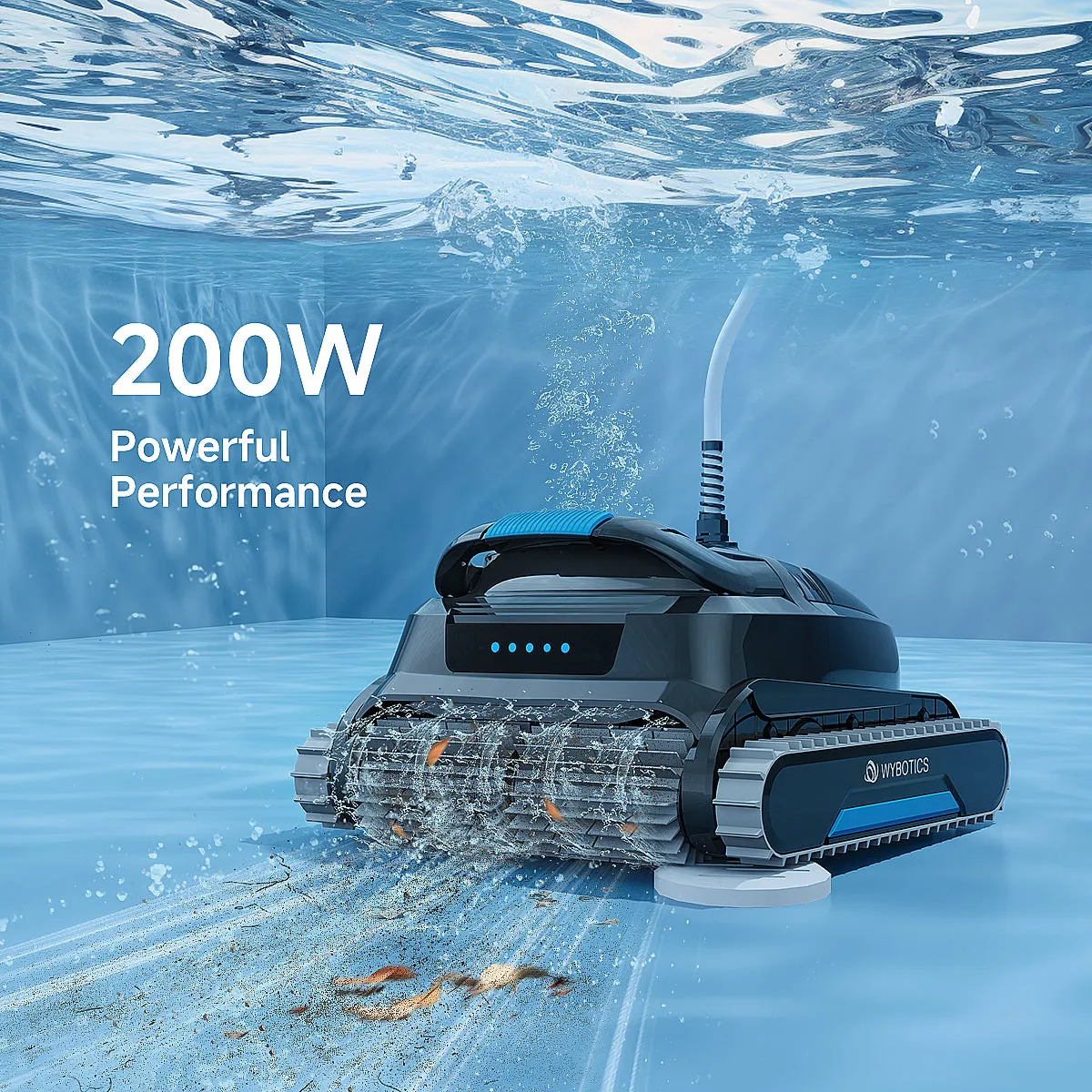 WYBOT L1 High-end Corded Robotic Pool Cleaner with APP Control