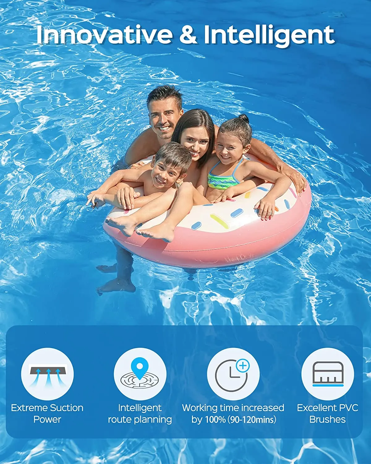 WYBOT Osprey 700 Cordless Robotic Pool Cleaner with Quick Charger