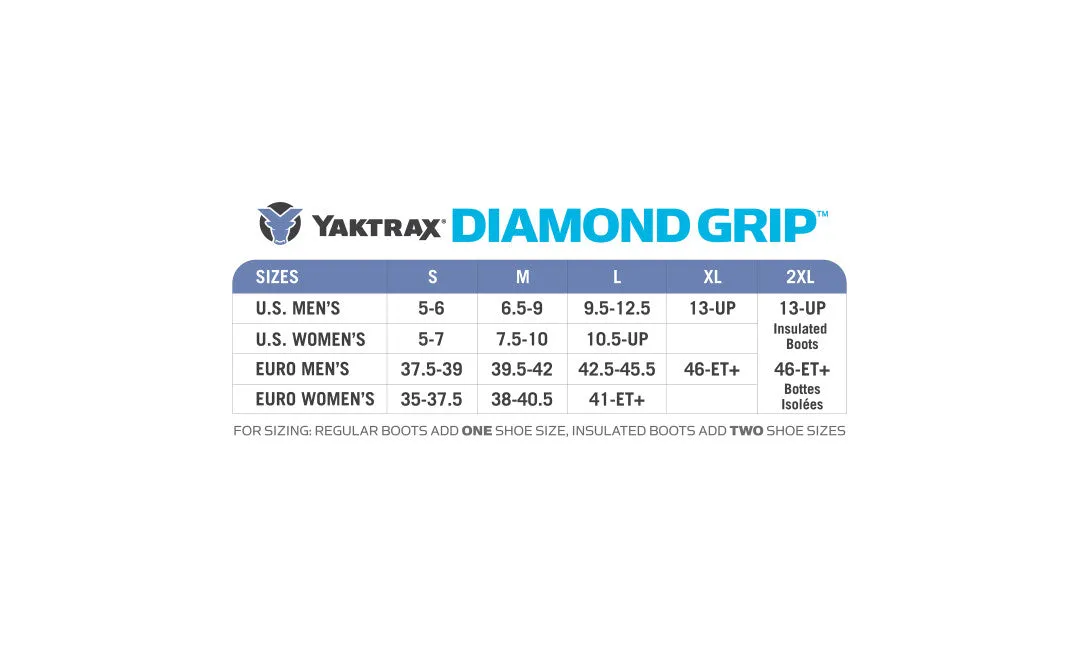 Yaktrax Diamond Grip