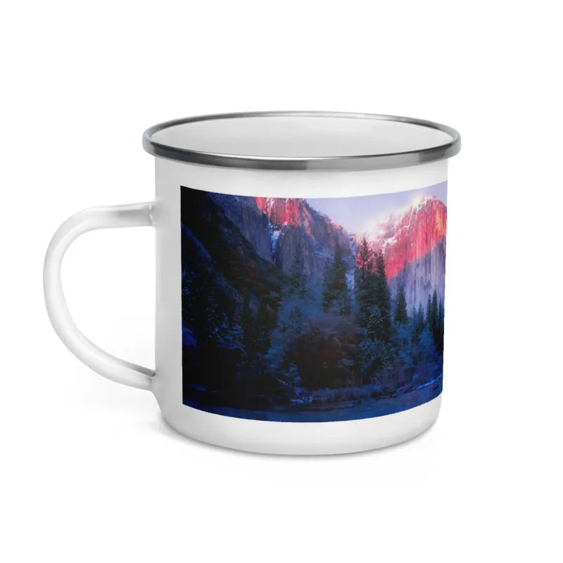 Yosemite Valley Enamel Mug